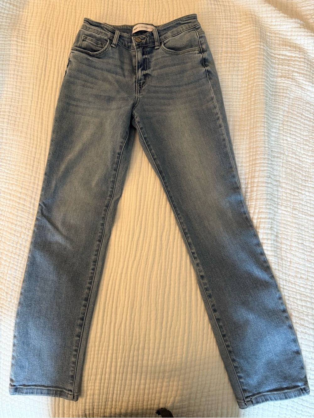 Vervet by Flying Monkey Light Blue Straight Leg Jeans - Picture 4 of 5